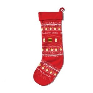 McDonald’s Holiday Sweater Pattern Knit Stocking
